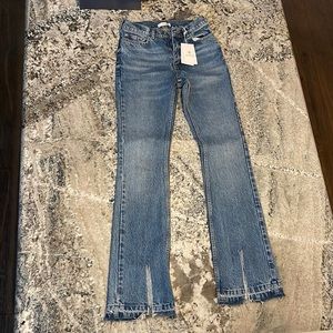 ANINE BING Roxanne Jeans Size 25 Bootcut w/split hem NWT